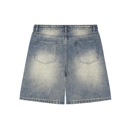 Stay Dirtless SS26 Distressed Denim Shorts
