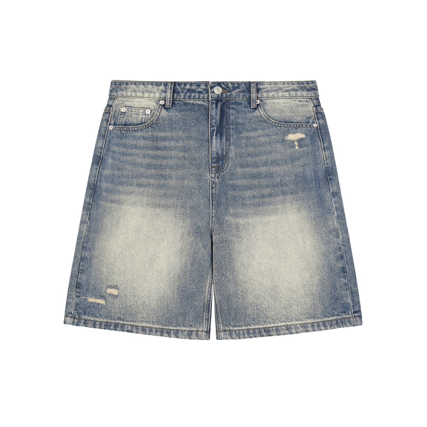 Stay Dirtless SS26 Distressed Denim Shorts