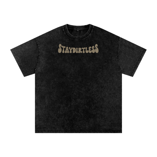 Stay Dirtless SS26 Oversized Vintage Faded Tee