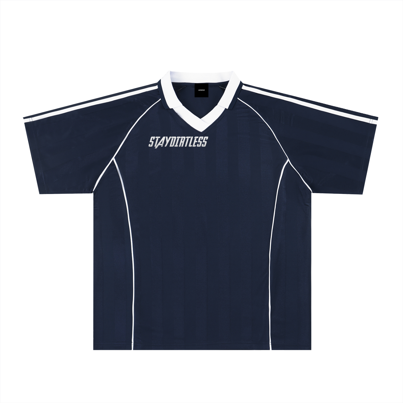 Shadow Stripe Collared Soccer Jersey