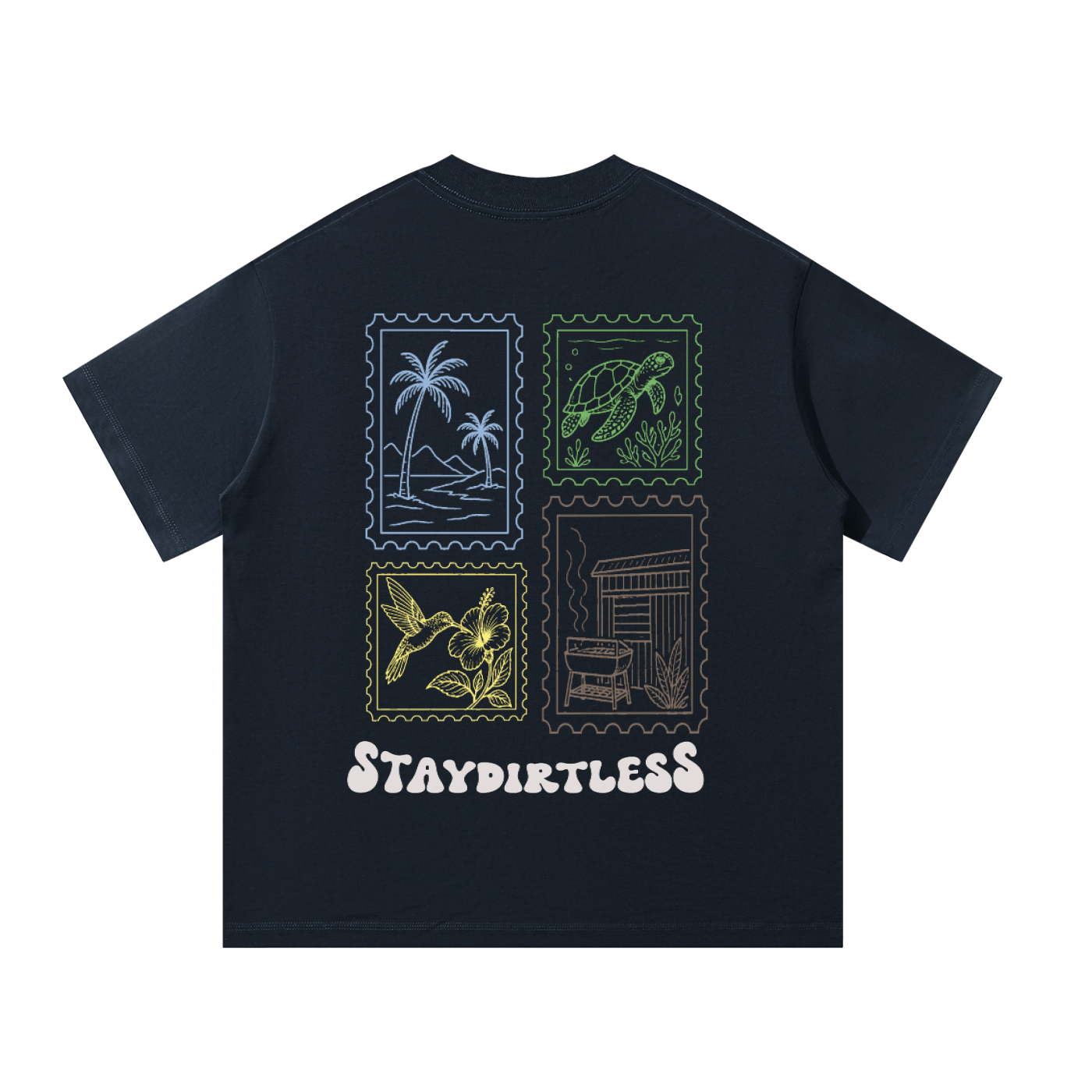 Stay Dirtless SS26 Summer Nights Tee